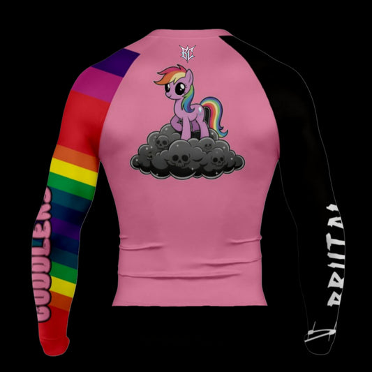 PRE-ORDER Brutal Cuddlers Rainbow Long Sleeve Rashguard (Unisex)